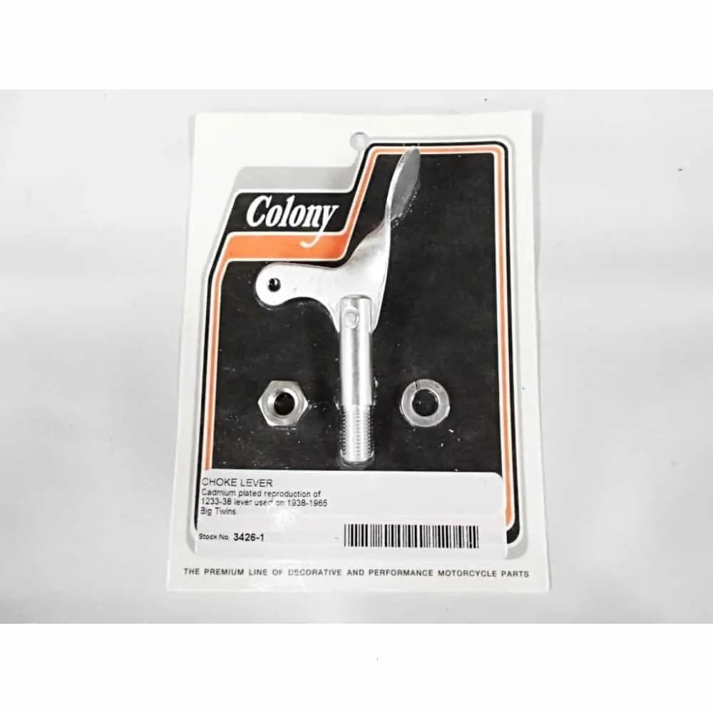 27236-38A Old 1233-38 Cad Plated Choke Rod Lever Usa Made Colony 3426-1 1