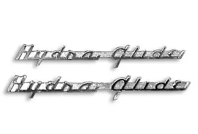 91582-50 1949-1957 Front Fender "Hydra Glide" Emblem Set 1