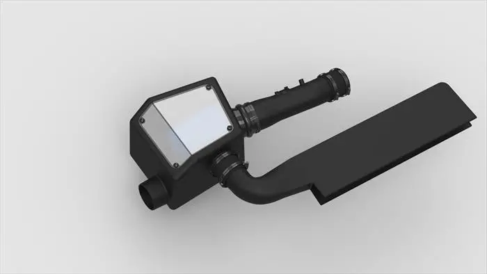 Closed Box With Ram Air Scoop (38235) 2016-2022 Toyota Tacoma 3.5L V6 1