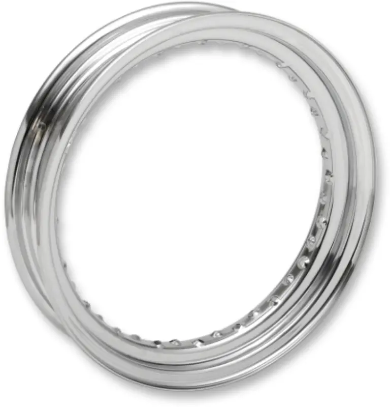 43007-40 Old 3940-40C Chrome 16" X 3" Drop Center Rim Rubber Side Valve 1