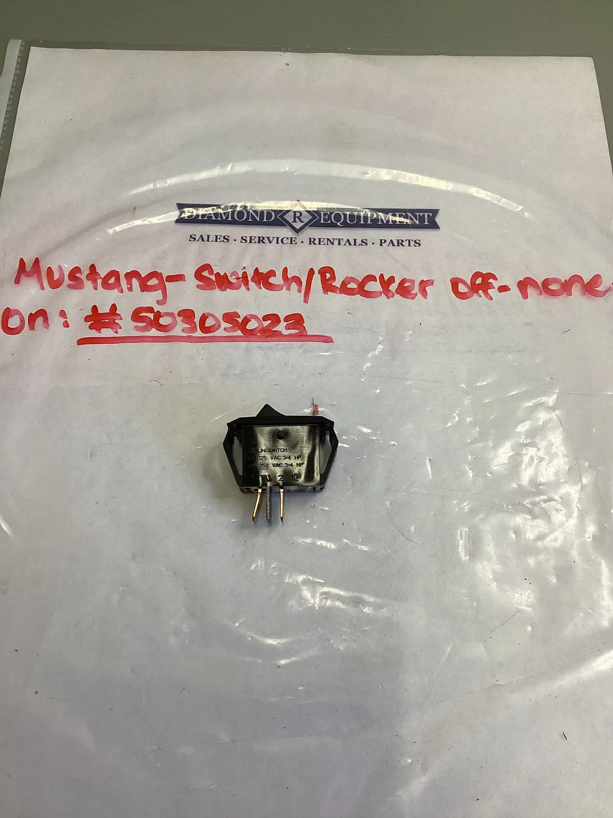 Mustang- Switch/Rocker Off-None-On: #50305023 1