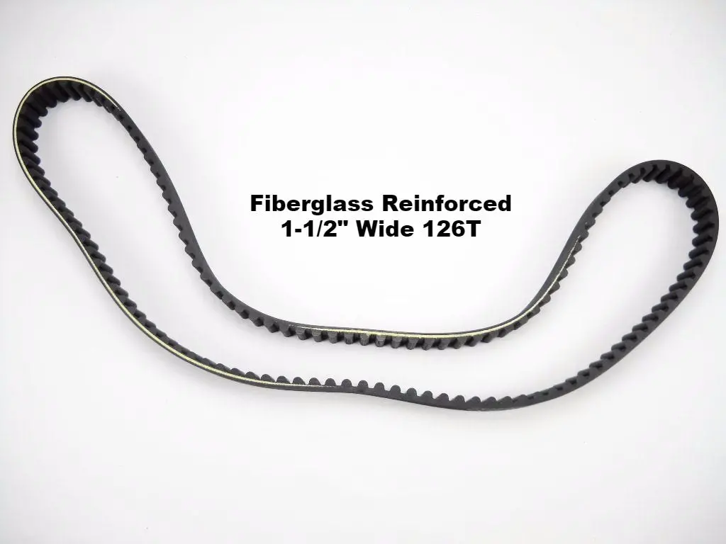 40003-79 Rear Final Drive Belt Fiberglass Reinforced 4 Speed 1 1/2" 126T 1