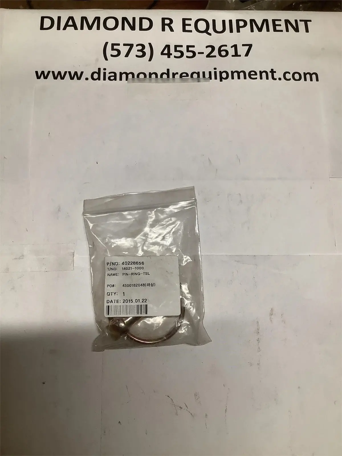 Ls Tractor Pin Ring, 40228656 1