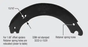 4524-Qm (Mack) Remanufactured Brake Shoe & Core 1