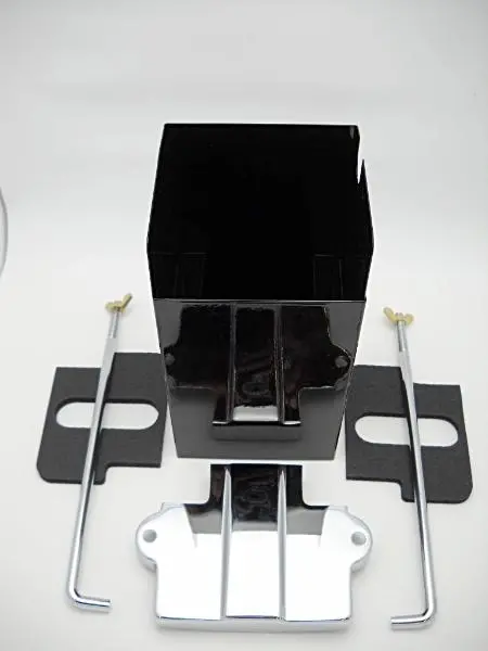 6V-Volt To 12-Volt Battery Box Kit 1936-1964 Big Twins Vt 42-9987 1