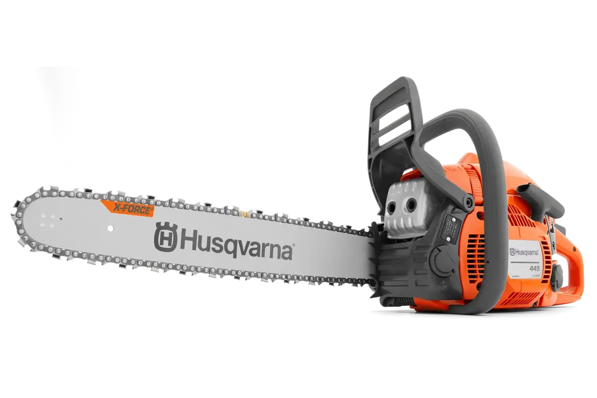 Husqvarna 445 X-Torq® 18" Xc, .325 Pitch, .050 Ga, 50.2Cc Chainsaw Fa, 970613018 1