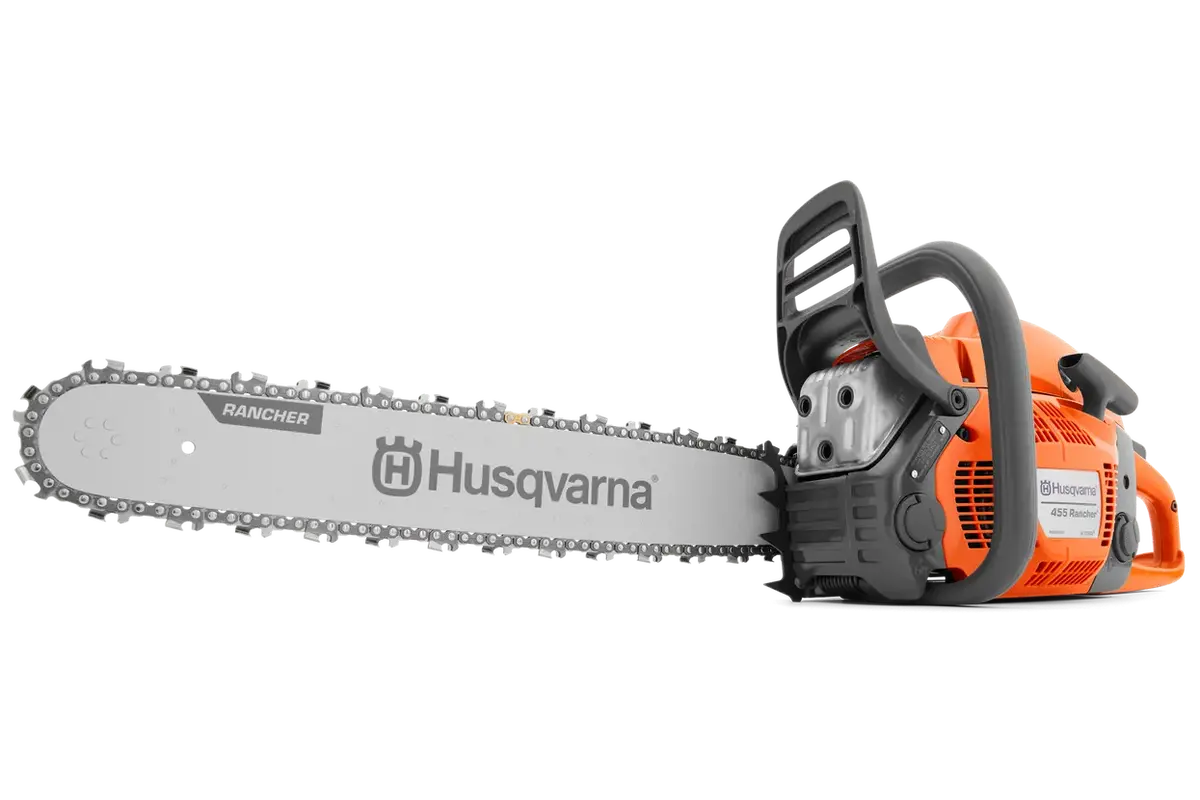 Husqvarna 455 Rancher, 20", Xc 3/8 Pitch, .050 Ga, 55.5Cc, Rancher Bar Chainsaw, 970613260 1