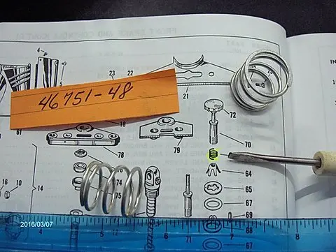 46751-48 Steering Damper Spring 1