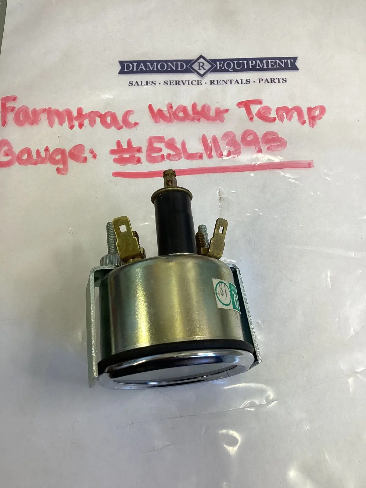Farmtrac Water Temp Gauge: #Esl11395 1
