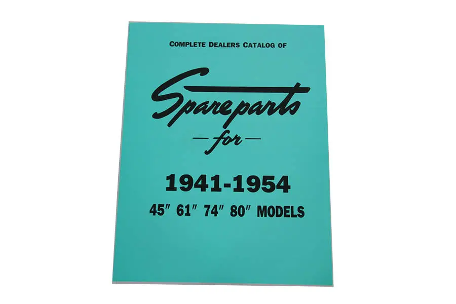 Spare Parts Book For 1941-1954 Side Valve Models 1