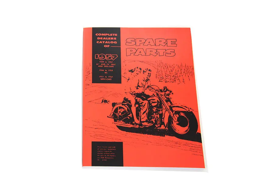Spare Parts Book For 1949-1957 El - Fl Panhead 1