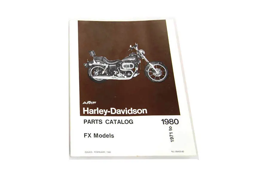 99455-78 Factory Spare Parts Book For 1970 To 1980 Fx Models 1