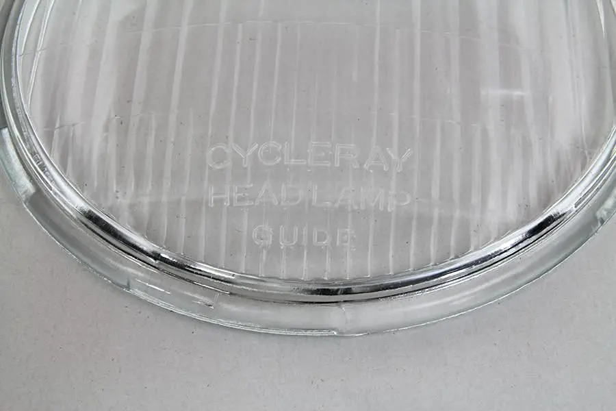 67731-35 Old 4906-35 Knucklehead Panhead Flathead 6 - 1/2" Head Lamp Lens 1