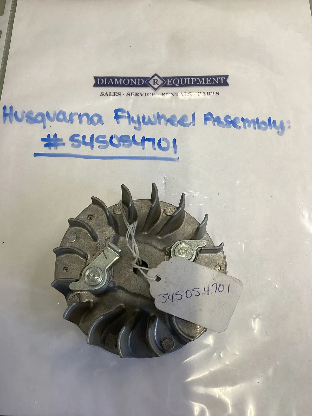 Husqvarna Flywheel Assembly: #545054701 1