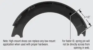 4317-E-Hm Remanufactured Brake Shoe & Core 1