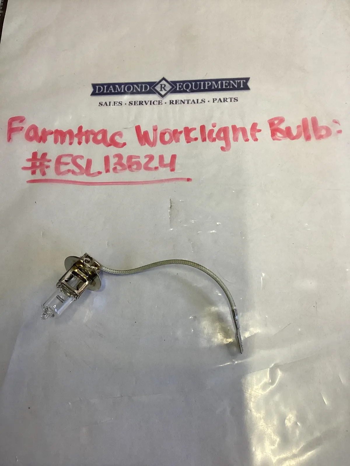 Farmtrac Worklight Bulb: #Esl13524 1
