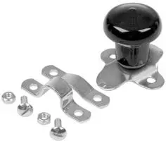 Tisco Steering Wheel Spinner, Black, Wsv124b 1