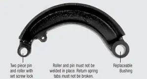 4607 Remanufactured Brake Shoe & Core 1