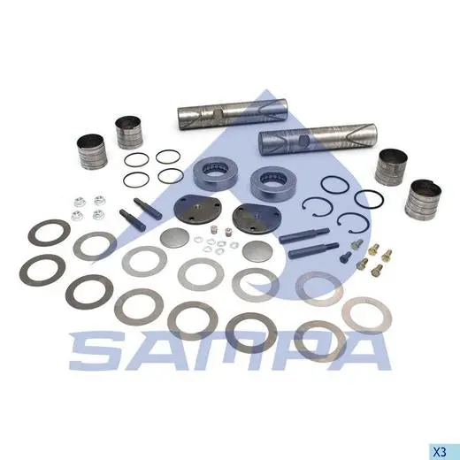 500.881 King Pin Kit, Axle Steering Knuckle 1