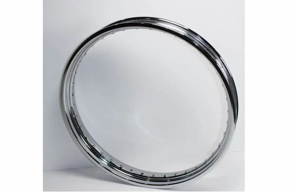 43662-80  Chrome Front Drop Center Rim 21" Wide Glide 1