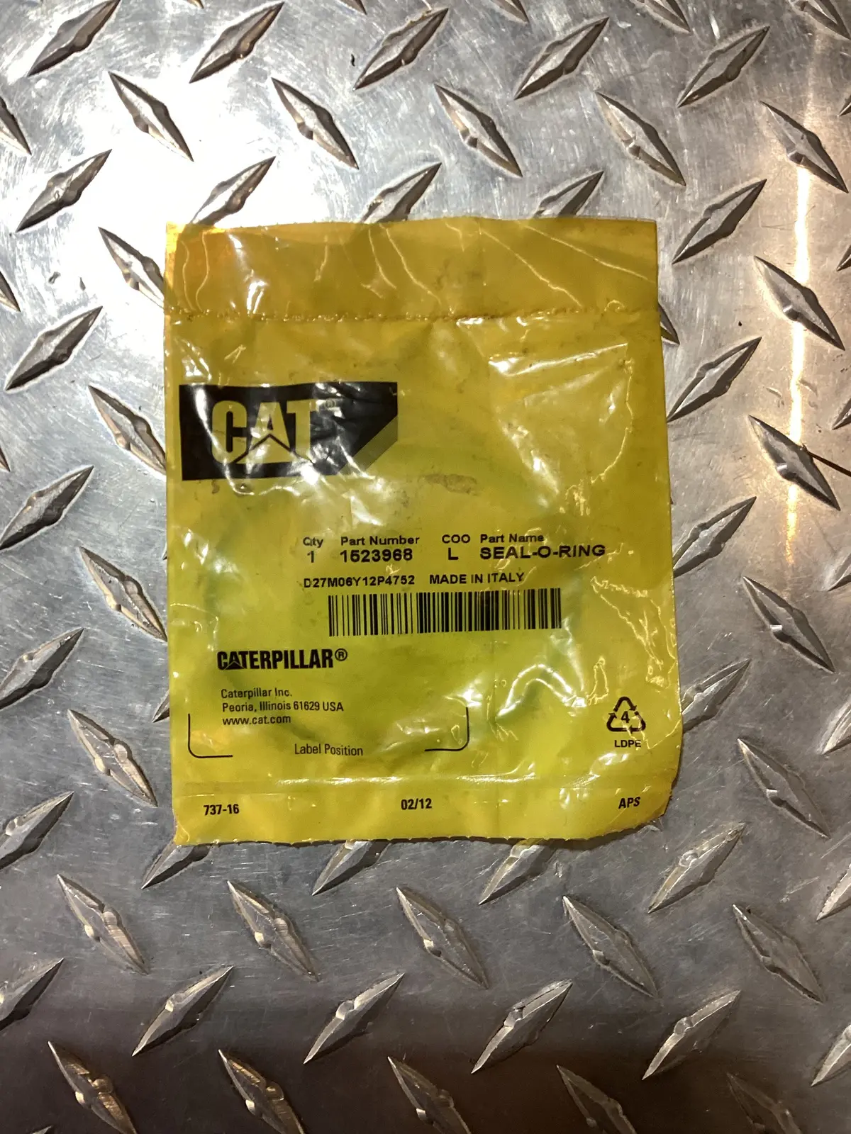 Tym/Mahindra Tractor/Cat Seal O-Ring, 152-3968 1