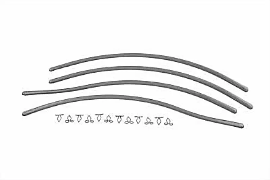 53900-39 Old 3761–39 & 3761–39A & 3761–39A & 3761–39B Stainless Front Fender Trim 1