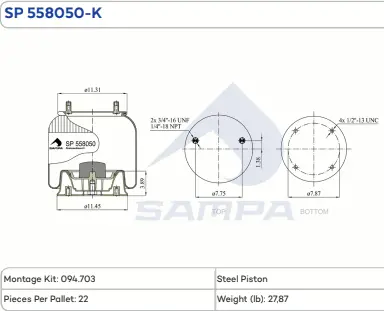 558050-K Air Bag 1