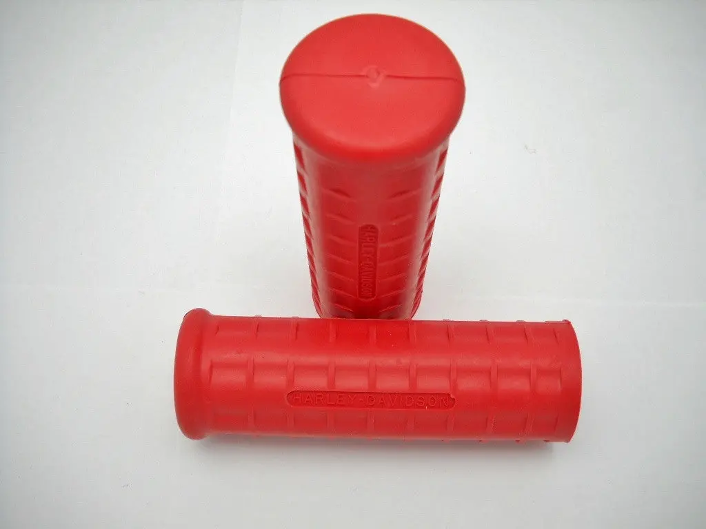 56210-47R Usa Made Panhead Red Grips 1949-1953 Correct No Hole 1