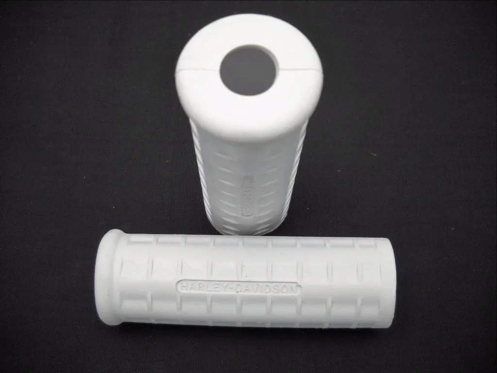56212-53W Usa Made Panhead White Grips 1954-1961 Correct Small Hole 1