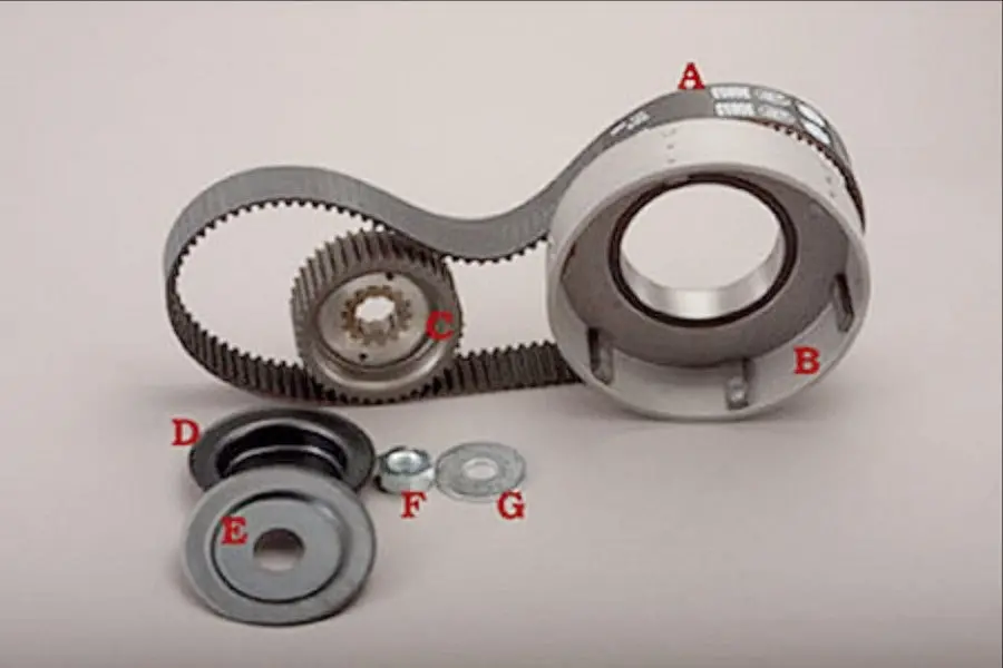 1955-1964 11Mm Enclosed Primary Belt Drive Kit 47-31Sk-2 1