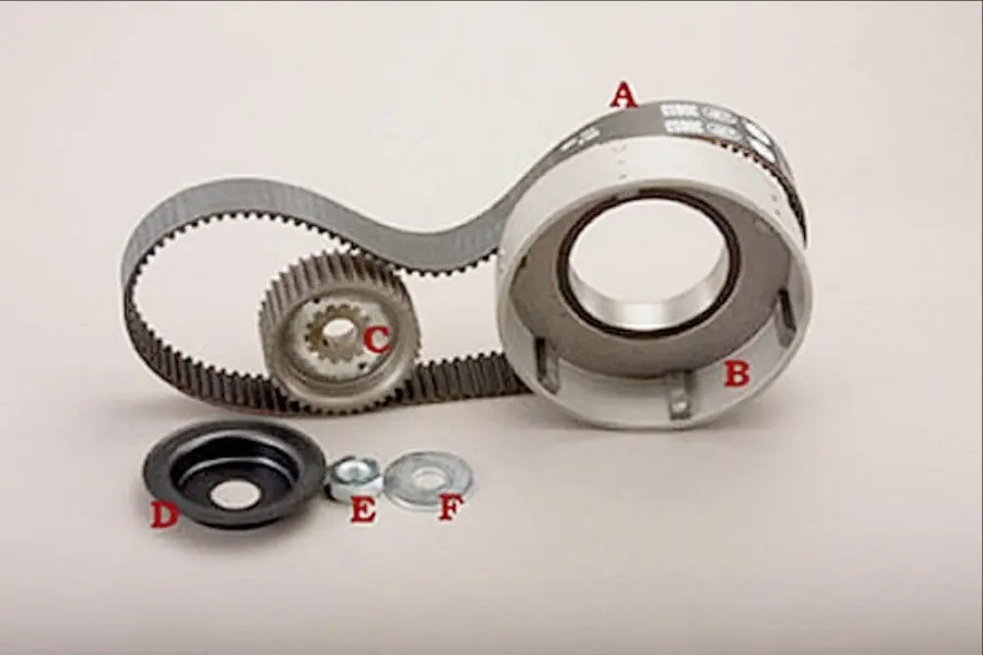 1937-1954 11Mm Enclosed Primary Belt Drive Kit 47-31Tk 1