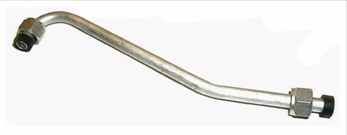 63500-50 1950-1957 Panhead Cadmium Plated Oil Pump To Oil Filter Line 1