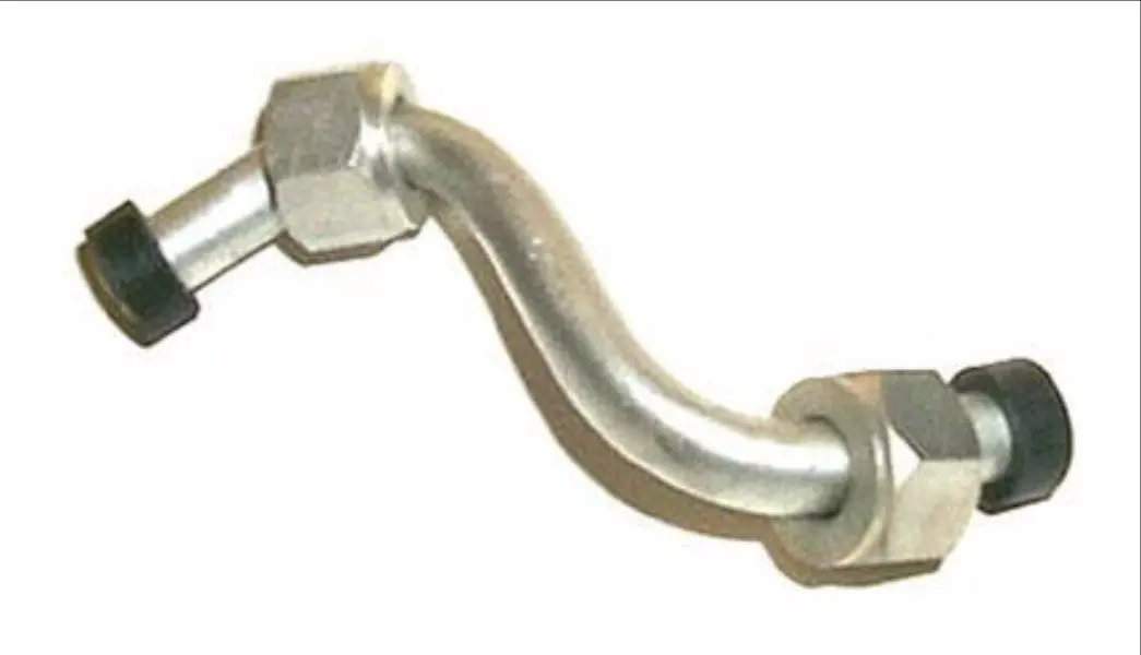 63503-50 1950-1957 Panhead Cadmium Plated Oil Filter To Oil Tank Line 1