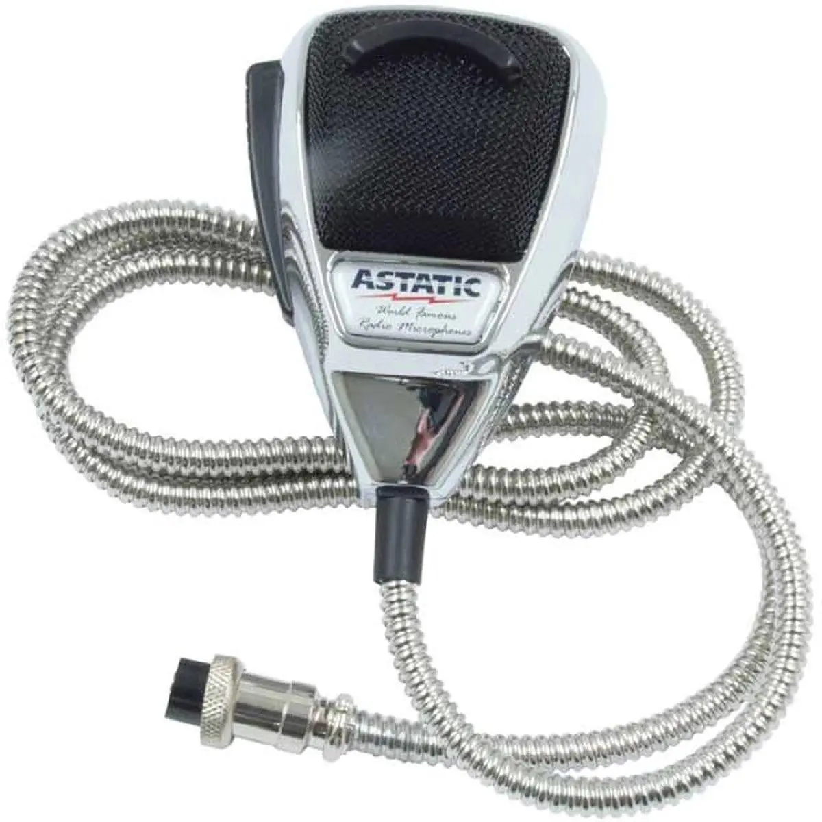 Astatic Chrome Noise Canceling Microphone (636Lchrome) 1