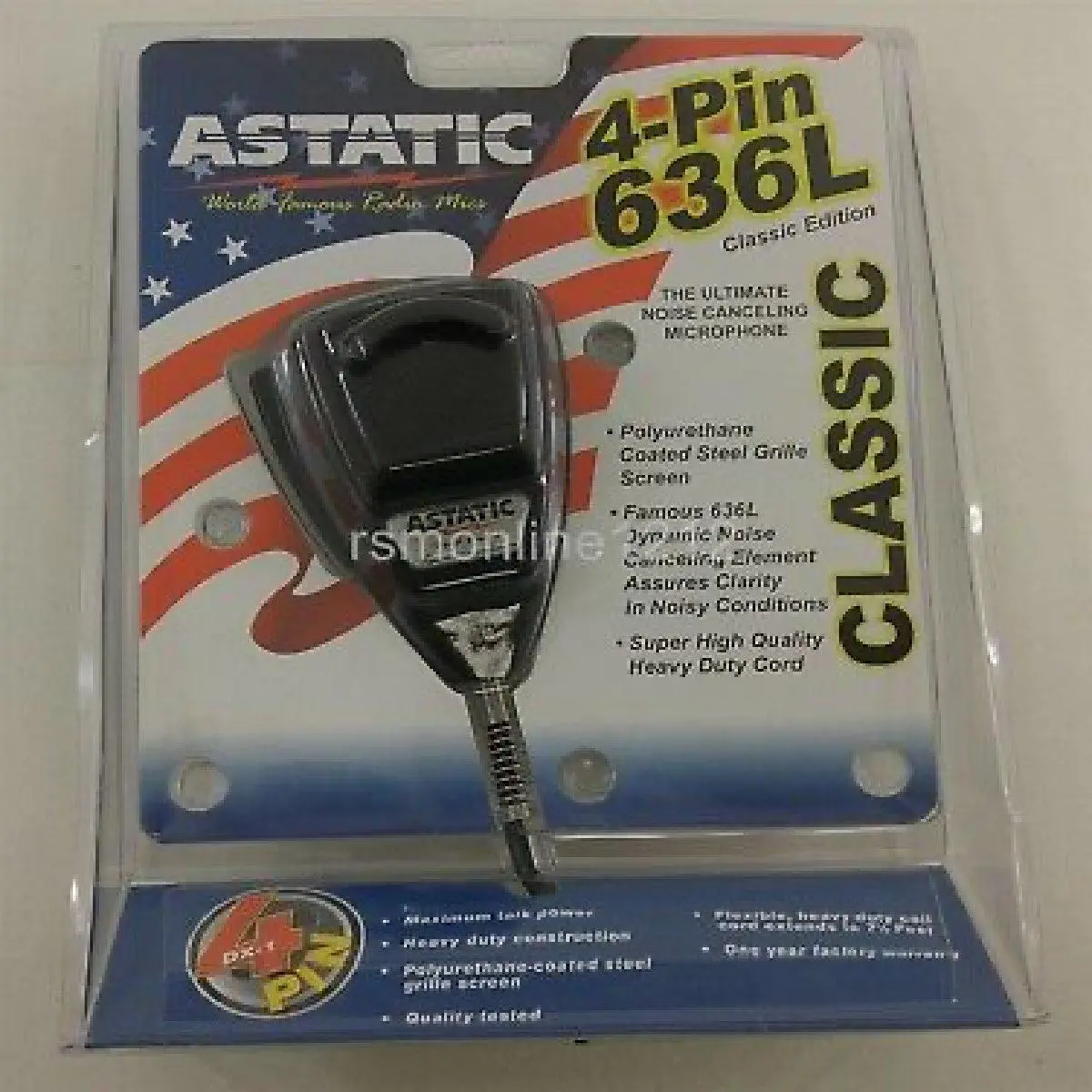 Astatic Noise Canceling Microphone (636Ldx1) 1