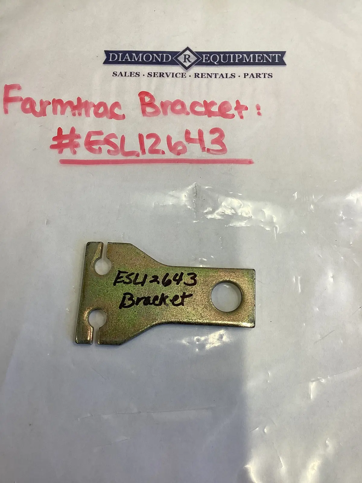 Farmtrac Bracket: #Esl12643 1