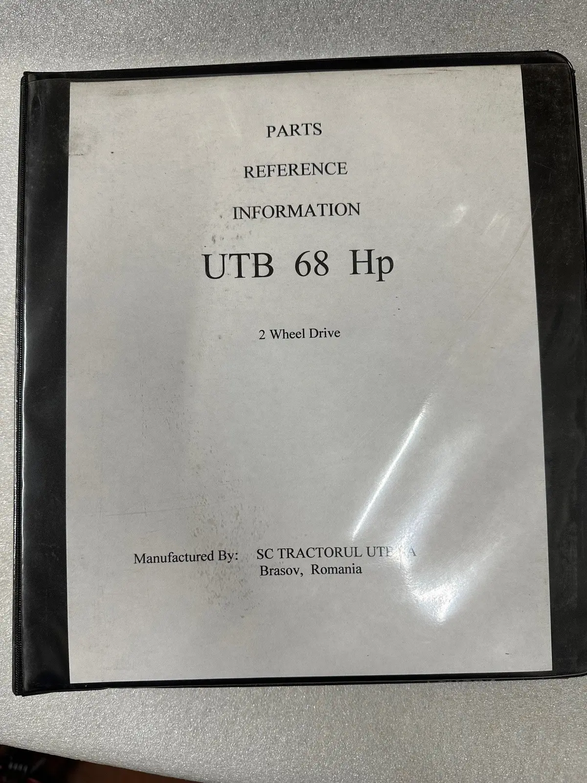 Utb 68 Hp 4 Wheel Drive Parts Catalog Montana 1