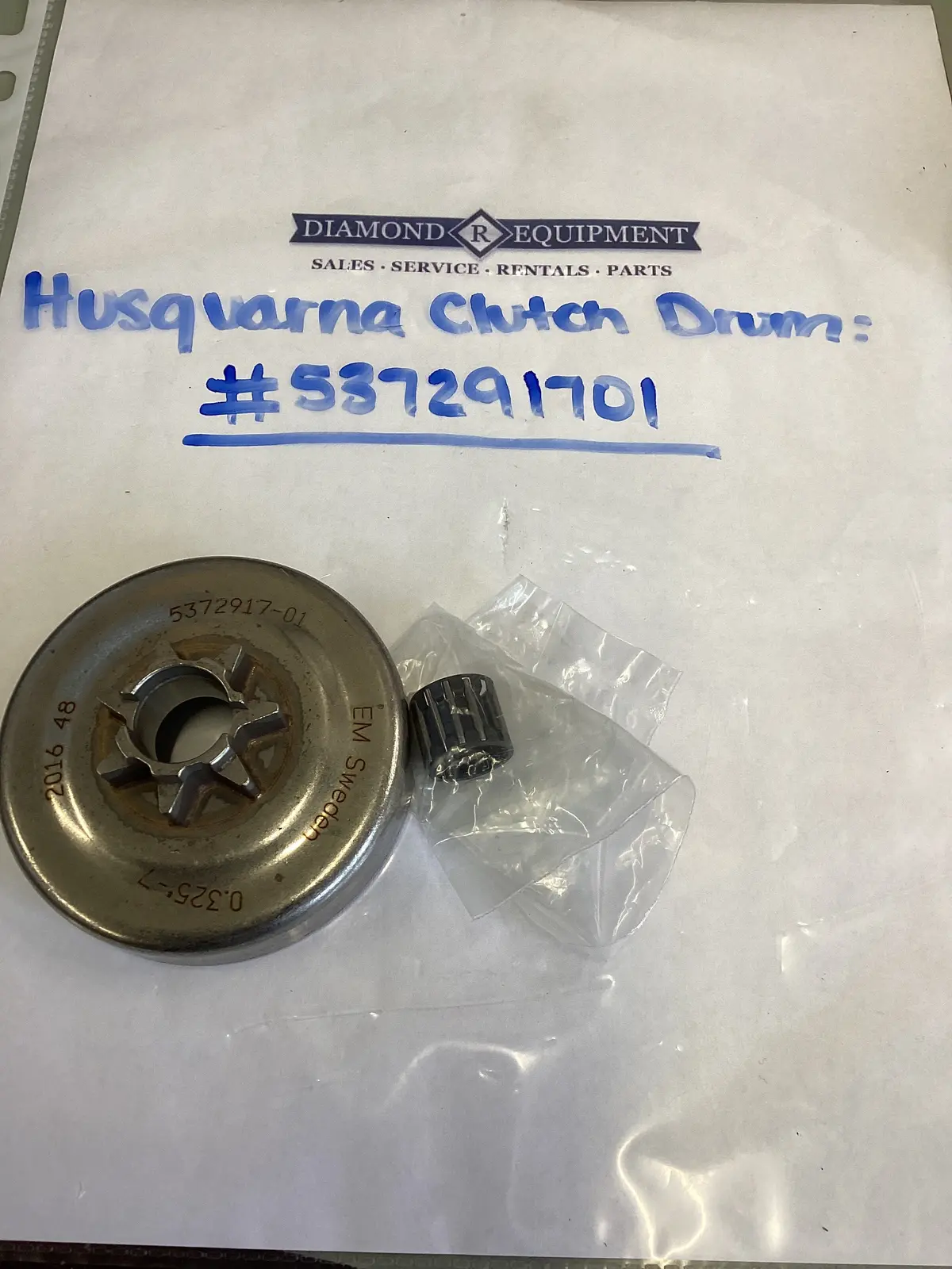Husqvarna Clutch Drum: #537291701 1