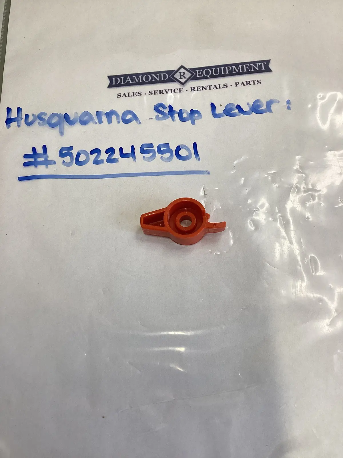 Husqvarna Stop Lever: #502245501 1