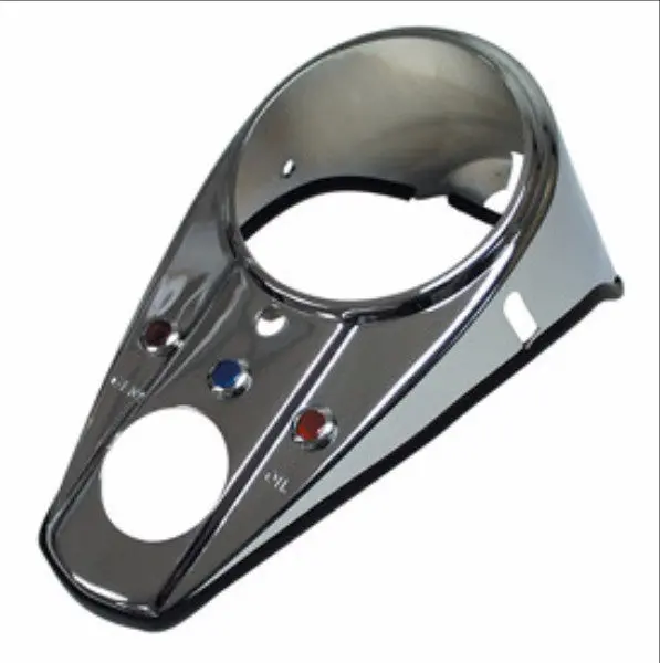 71272-62 3-Light Chrome Dash Cover 1