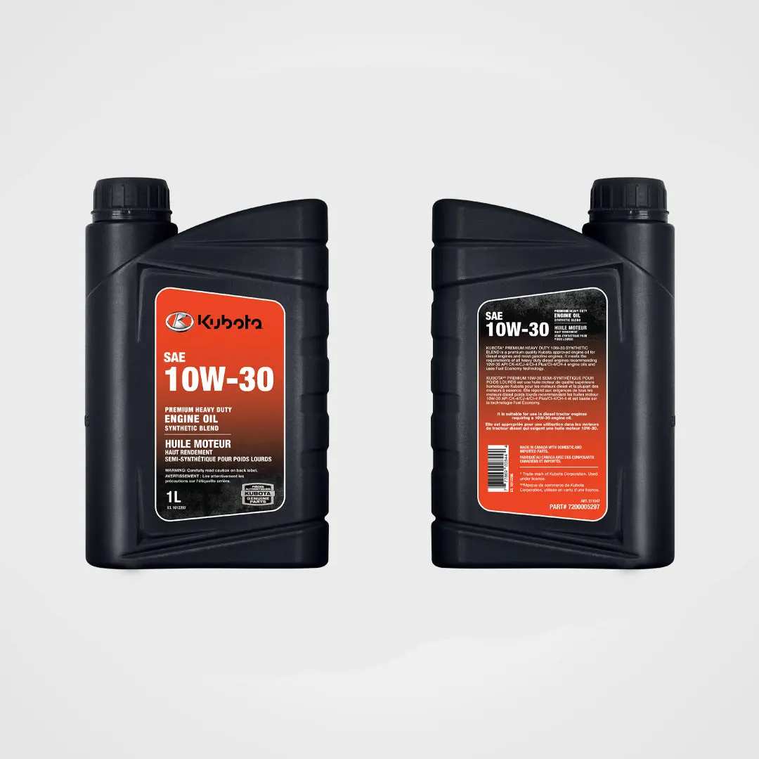 Kubota 10W30 Engine Oil - Synthetic Blend 2