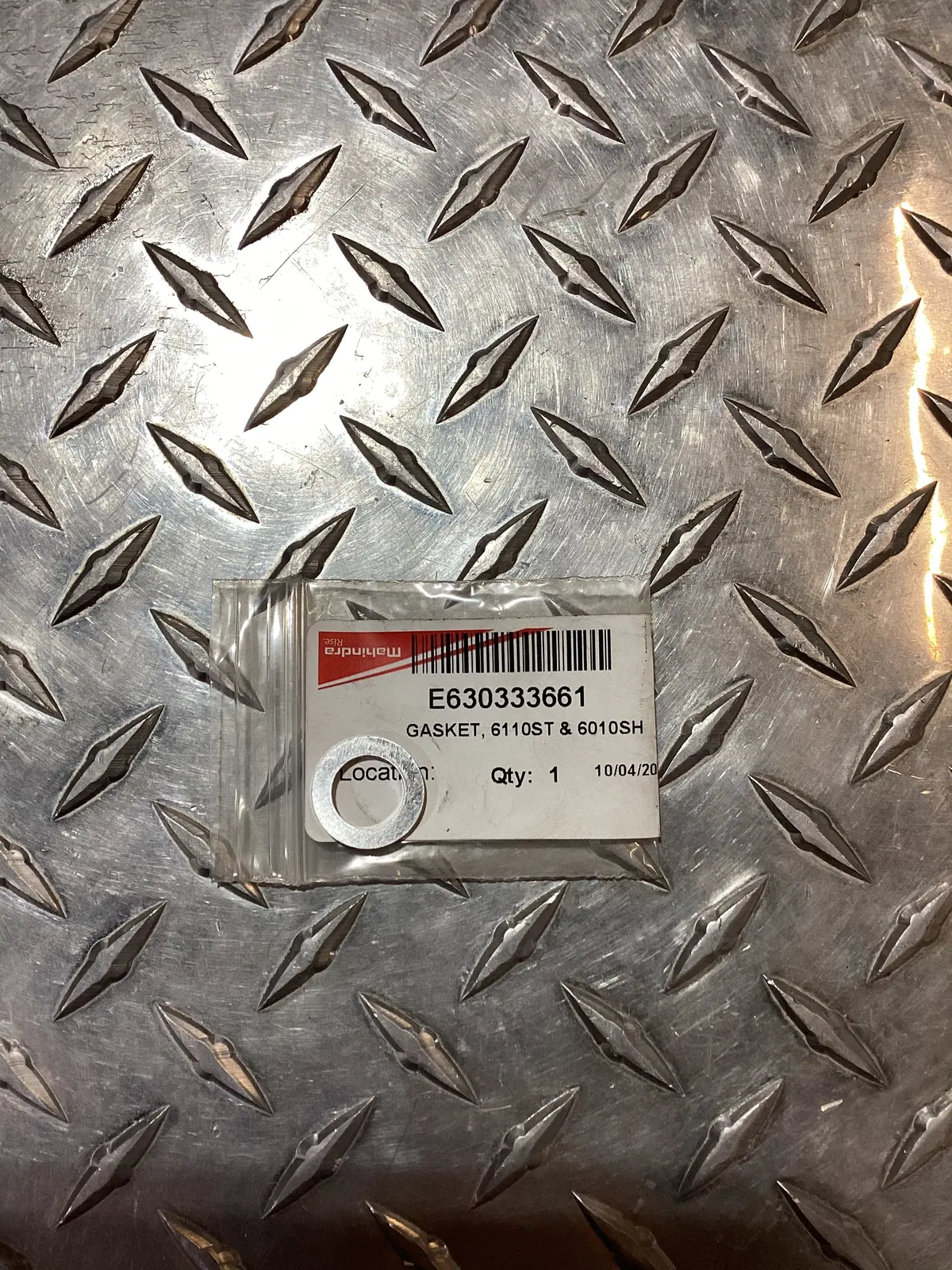 Mahindra Sealing Washer, E630333661 1