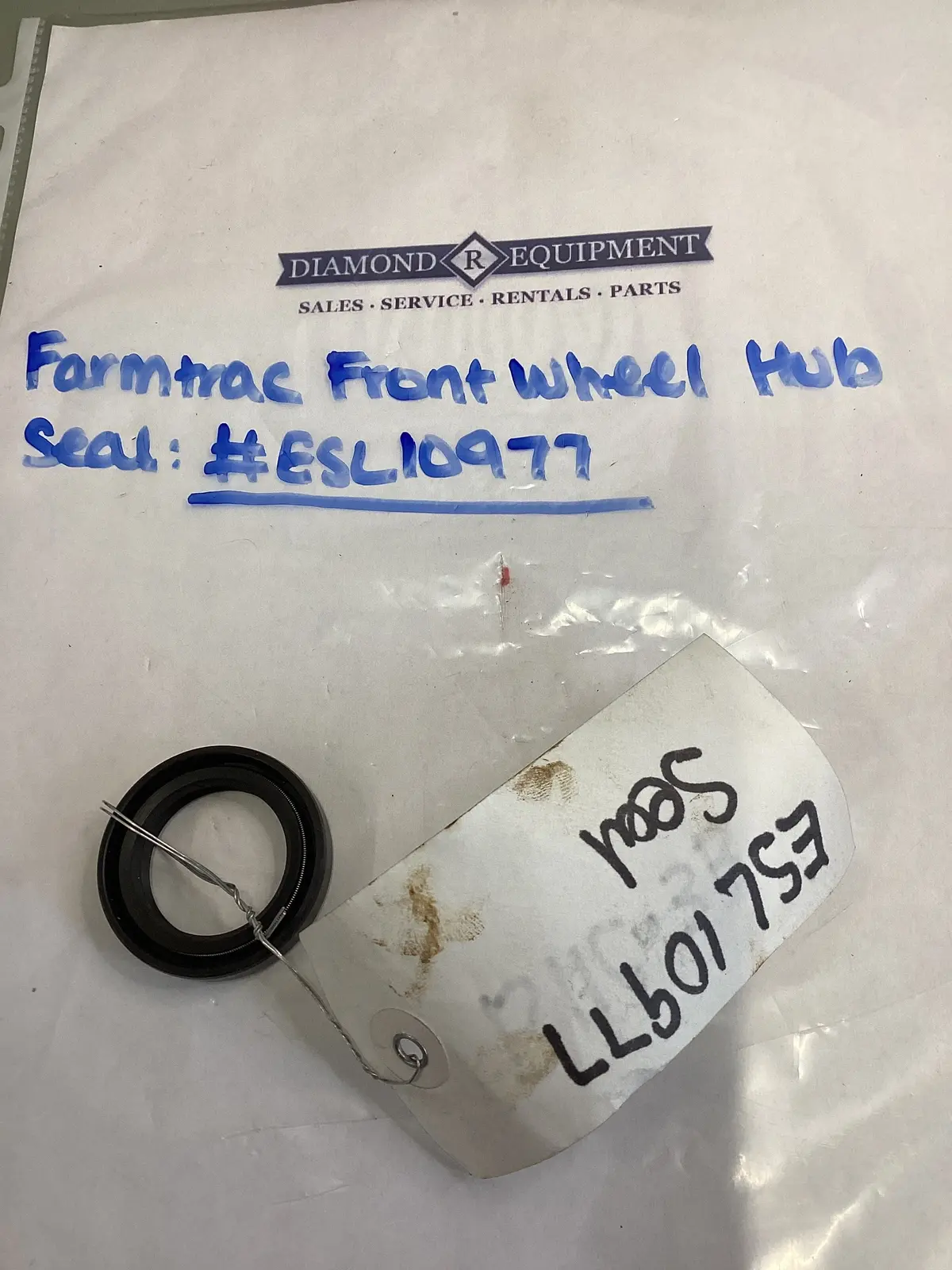 Farmtrac Front Wheel Hub Seal: #Esl10977 1