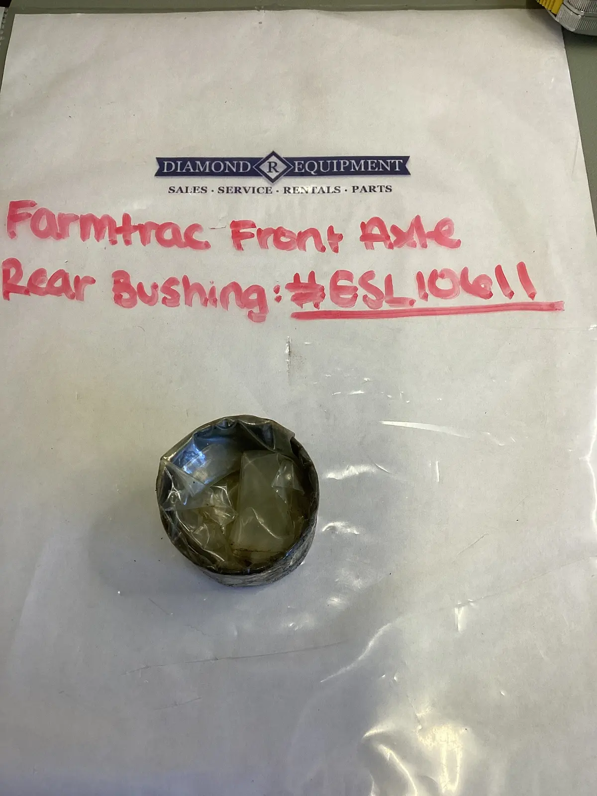 Farmtrac Front Axle Rear Bushing: #Esl10611 1