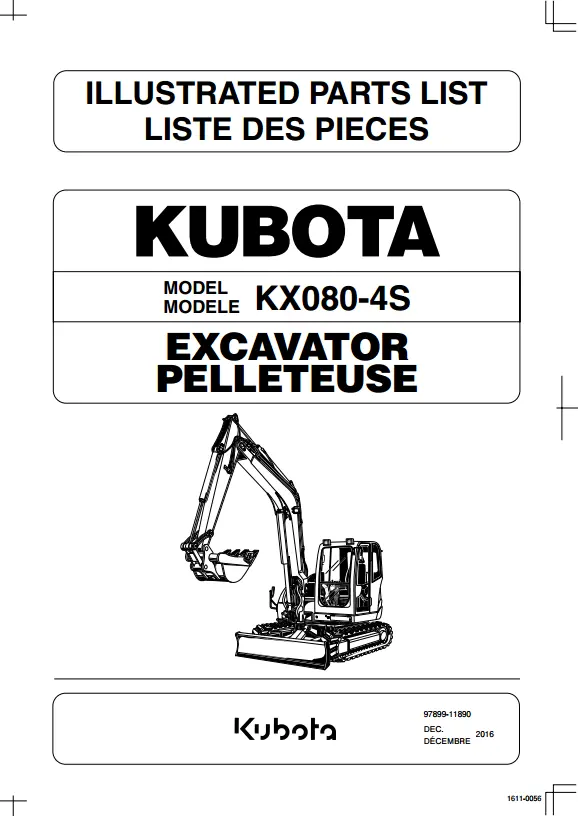 Kx080-4 Parts Manual 1