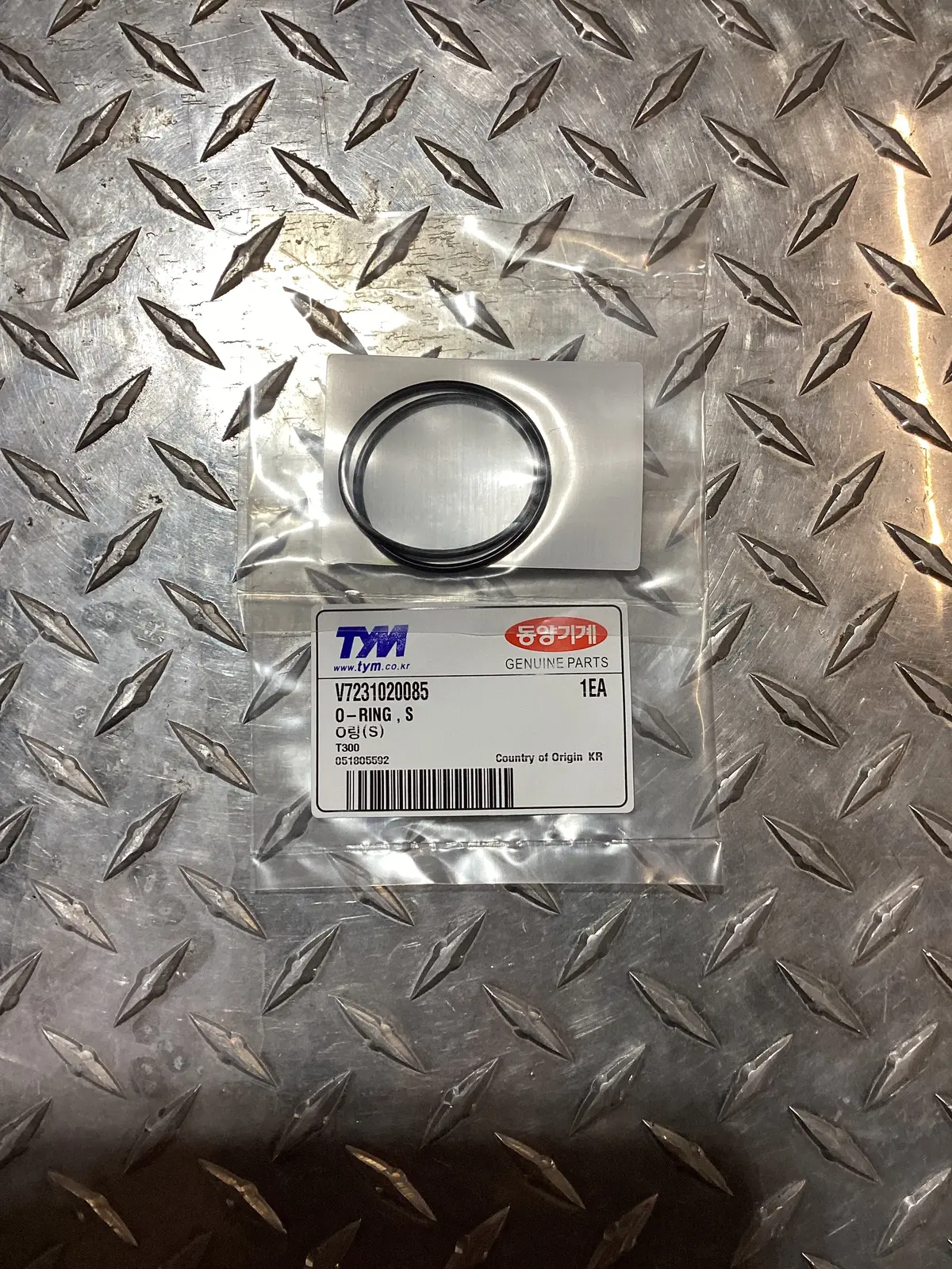 Tym/Mahindra/Branson O-Ring, V7231020085 1