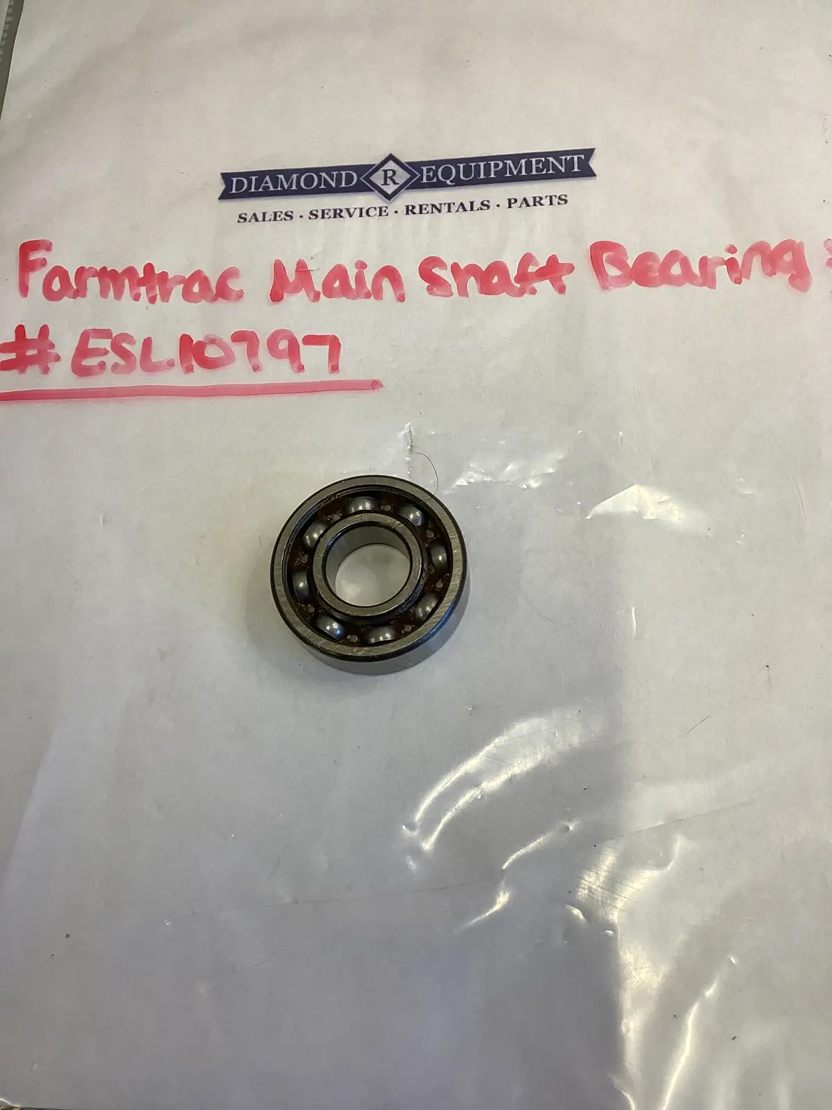 Farmtrac Main Shaft Bearing: #Esl10797 1