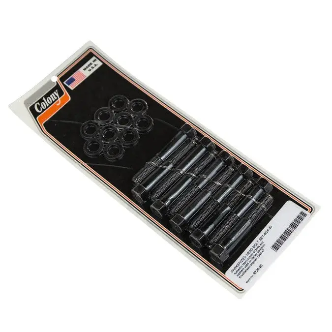 16814-40 Old 14-40 Parkerized Head Bolt Set 9726-20 Colony Usa 1