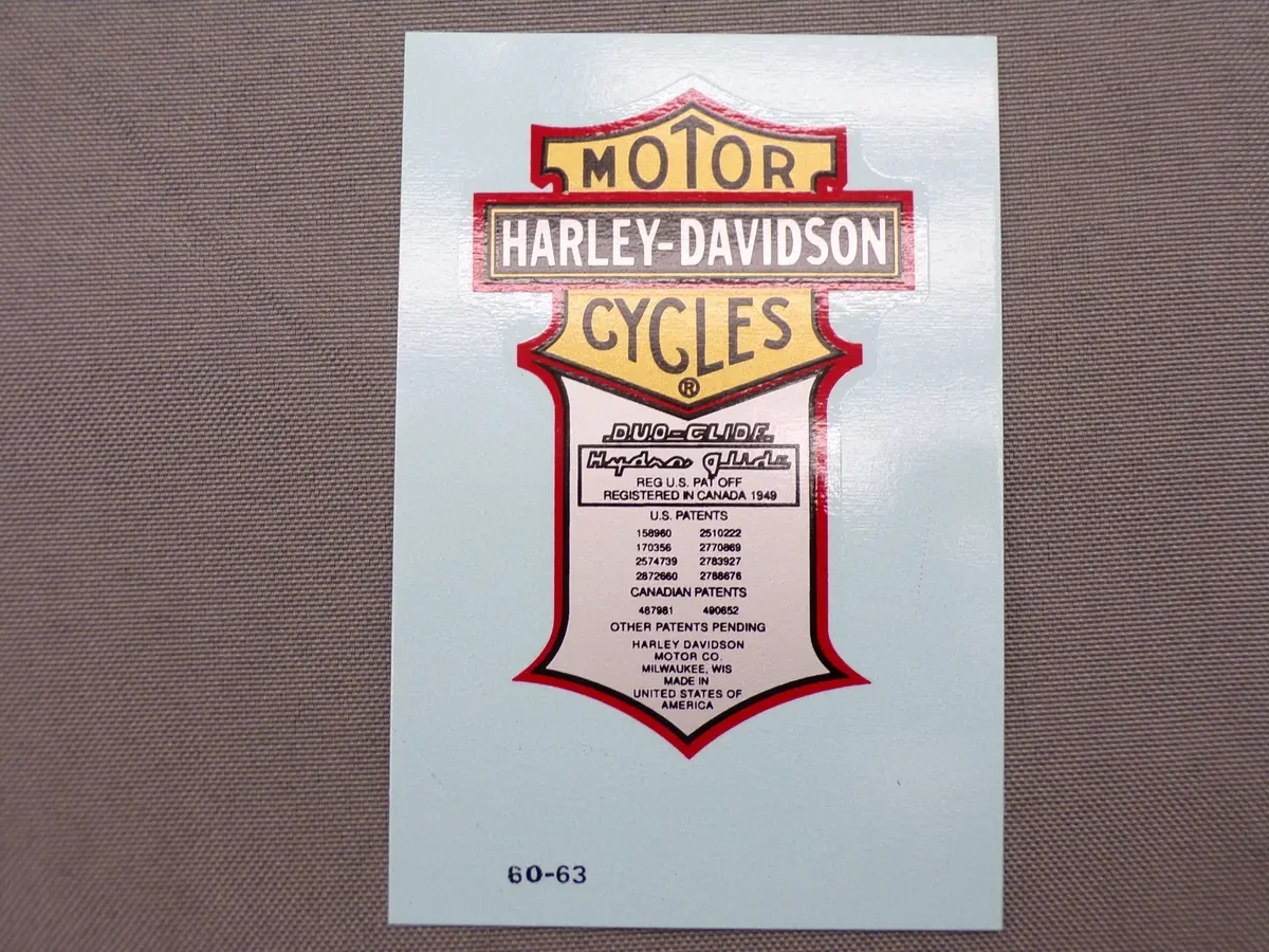 62535-08I Old 5919-08 1960-1963 Oil Tank Decal 1