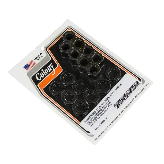7839 Old 0134 Cylinder Base Nuts And Washers Colony Usa 9623-16 1